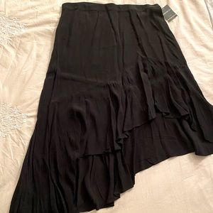 Black Ruffle Skirt